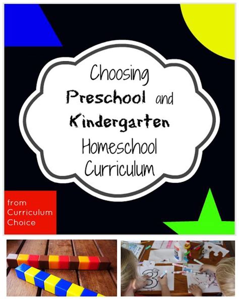 Choosing Preschool And Kindergarten Homeschool Curriculum Curriculum For Preschool And Kindergarten - Curriculum For Preschool And Kindergarten