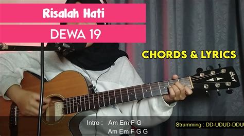 Kunci Gitar Dewa 19 - Cinta Gila Chord Dasar - Chord