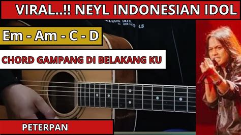 CHORD DIBELAKANGKU 🏃 Kunci Gitar Kangen Band - Selingkuh Chord Dasar - Chord