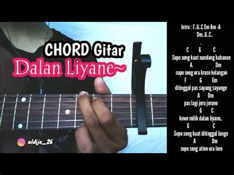 chord gitar lagu dalan liyane