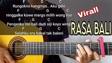 CHORD GITAR RASA BALI 🚲 Kunci Gitar Afgan - Bawalah Cintaku Chord Mudah