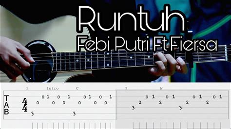 CHORD GITAR RUNTUH 📤 Kunci Gitar Lagu Runtuh - Feby Putri ft Fiersa Besari - Sinar Jateng