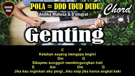 CHORD KANGEN BAND GENTING 🚪 Chord Gitar Andika - Genting Kunci Dasar - Chord