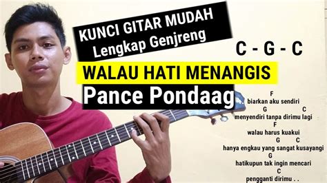 CHORD PANCE PONDAAG MENGAPA 🈴 Mengapa Tak Pernah Jujur Kunci Gitar Dasar dan Lirik - ChordTela