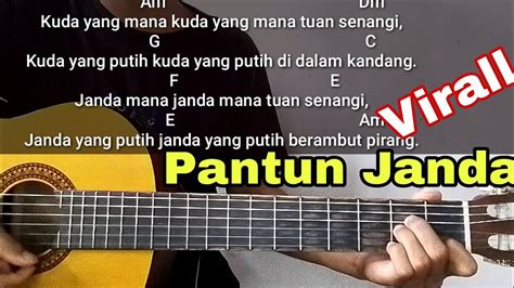 CHORD PANTUN JANDA 🚎 Lirik dan Chord Pantun Janda Muda || Ami Hadi