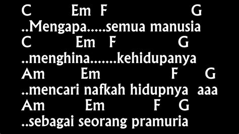 CHORD SEORANG PRAMURIA 🎇 Kunci Gitar Gunawan - So Terlambat Chord Dasar