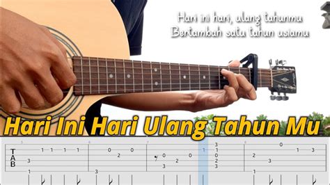 CHORD ULANG TAHUNMU 🎐 Chord Gitar Selamat Ulang TahunGellen Martadinata