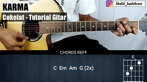 CHORD COKELAT KARMA - Kunci Gitar Cokelat — Karma Chord - Explore chords and