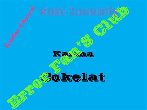 CHORD COKELAT KARMA - Kunci Gitar Kangen Band - Karma Chord Dasar - Chord