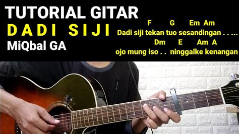 CHORD DADI SIJI - Kunci Gitar Happy Asmara - Dalan Liyane Chord