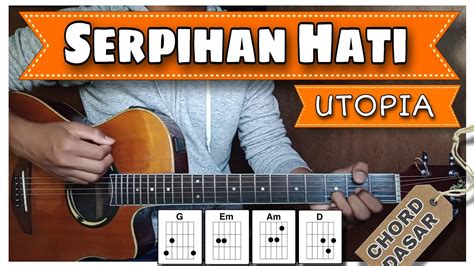 CHORD GITAR SERPIHAN HATI - Kunci Gitar Element - Rahasia Hati Chord Dasar - Chord