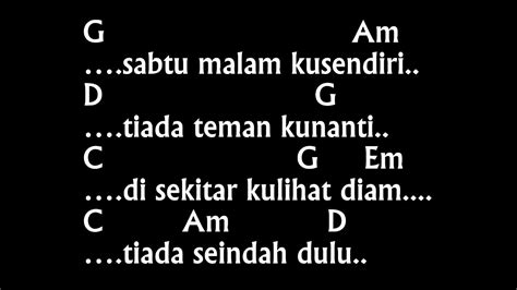 CHORD KISAH SEDIH DI HARI MINGGU - Koes plus kisah sedih di hari minggu chord lengkap | Mudah