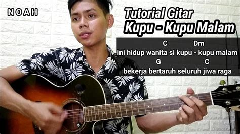 CHORD KUPU KUPU MALAM - Kunci Gitar Tiara Andini - Kupu Kupu Chord Dasar - Chord