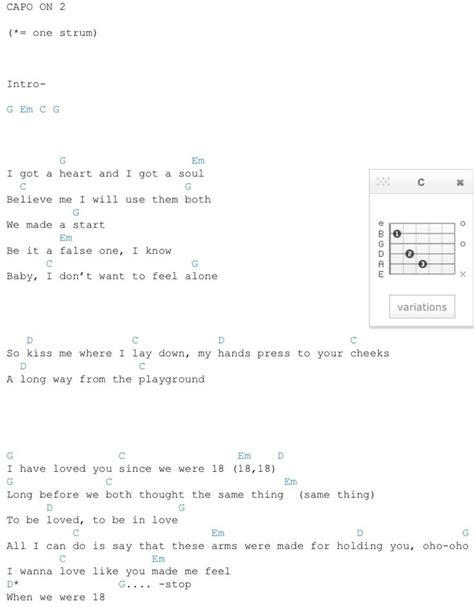 CHORD ONE DIRECTION 18 - 18 CHORDS by One Direction @