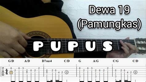 CHORD PAMUNGKAS PUPUS - Kunci Gitar Ari Lasso - Penjaga Hati Chord Dasar - Chord