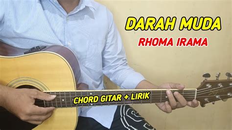 CHORD RHOMA IRAMA DARAH - DARAH MUDA || OFFICIAL LYRIC VIDEO MUSIC MP3