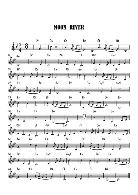 Chords Of Moon River