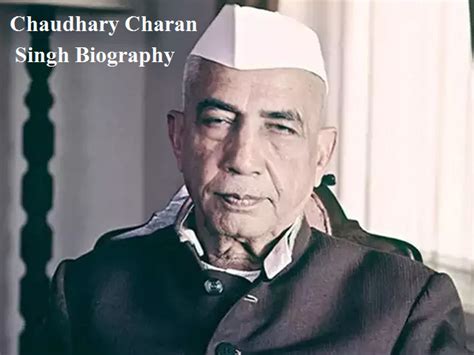 choudhary charan singh born