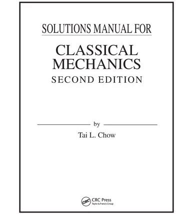 Read Online Chow Classical Mechanics Solutions 