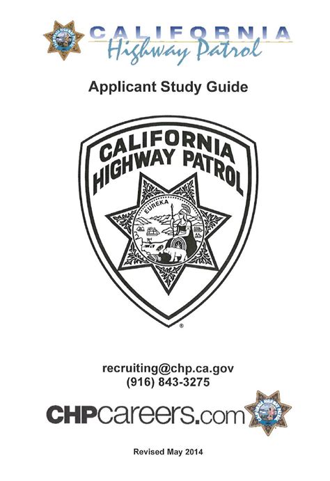 Read Online Chp Cadet Study Guide 