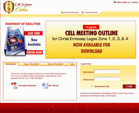 Full Download Christ Embassy Cell Manual 