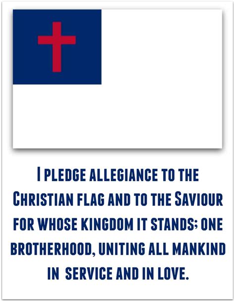 Christian Flag Pledge