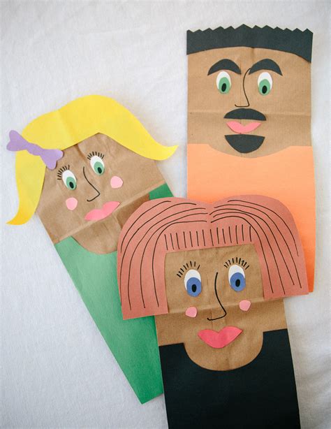 Download Christian Paper Bag Puppet Cut Outs 