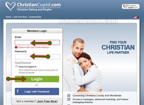 christiancupid com login account