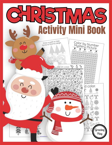 Christmas Activity Booklet Printable   Printable Christmas Activity Booklet K And B Life - Christmas Activity Booklet Printable