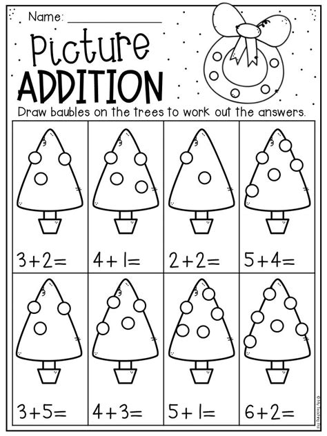 Christmas Addition Worksheets For Kindergarten Free Printable Printable Christmas Worksheets For Kindergarten - Printable Christmas Worksheets For Kindergarten