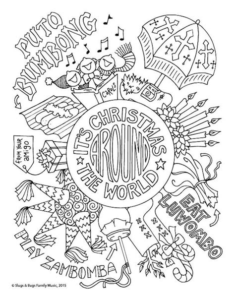 Christmas Around The World Coloring Pages Holidays Around The World Coloring Pages - Holidays Around The World Coloring Pages