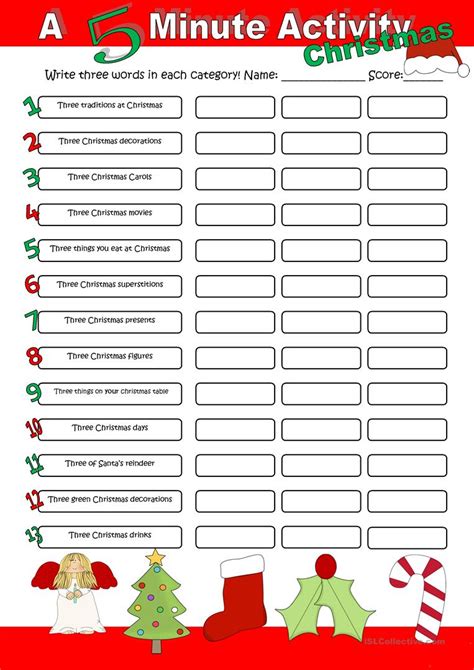 Christmas Classroom Activities For Ela And Math Piqosity Christmas Ela Worksheet Grade 3 - Christmas Ela Worksheet Grade 3