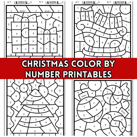 Christmas Color By Number Printables Crafty Morning Christmas Color By Number - Christmas Color By Number