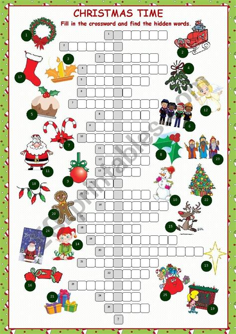 Christmas Crossword Puzzle For Kids Growing Play Christmas Crossword Puzzle For Kids - Christmas Crossword Puzzle For Kids