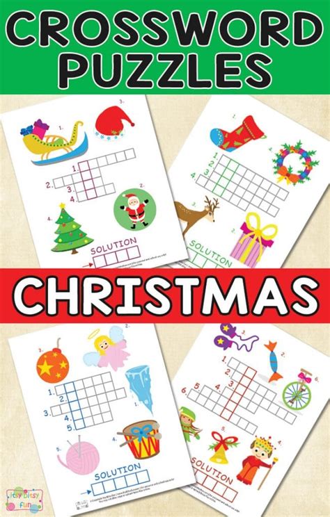 Christmas Crossword Puzzles For Kids Itsy Bitsy Fun Christmas Crossword Puzzle For Kids - Christmas Crossword Puzzle For Kids