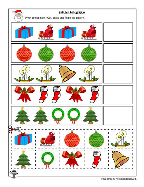 Christmas Cut And Paste Holiday Worksheet Activities Christmas Cut And Paste - Christmas Cut And Paste
