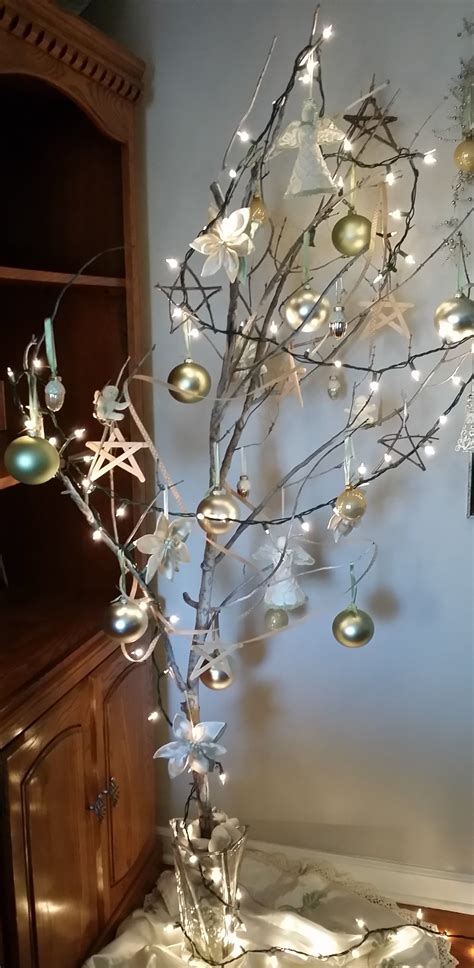 Christmas Decor Using Branches