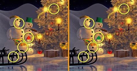 Christmas Differences My Hidden Game Christmas Find The Difference - Christmas Find The Difference