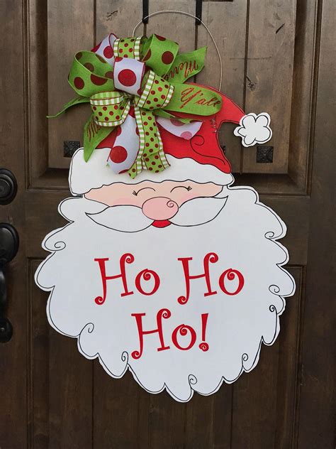 Christmas Door Hanger Santa Craft Teacher Made Twinkl Printable Christmas Door Hanger - Printable Christmas Door Hanger