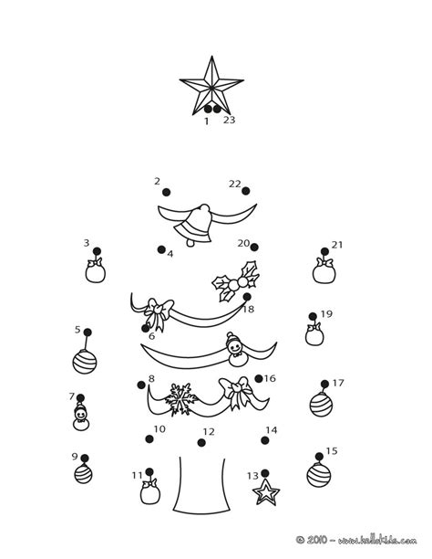 Christmas Dot To Dot 1 10   Fun Dot To Dot Christmas Printable 101 Coloring - Christmas Dot To Dot 1 10