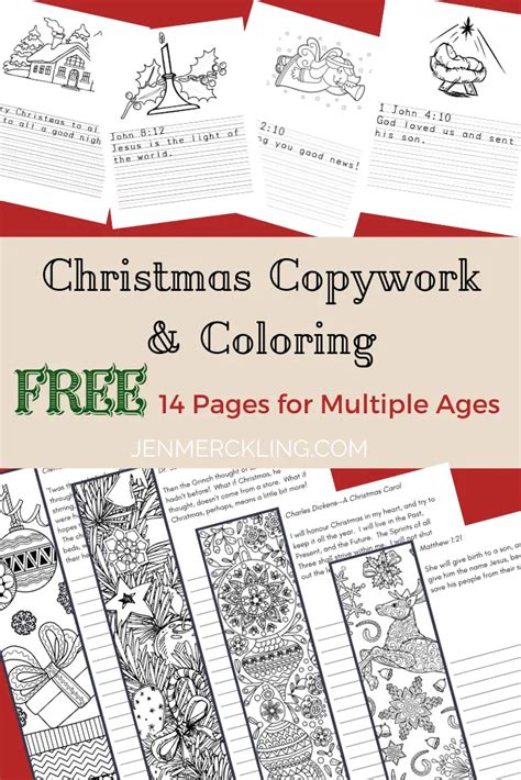 Christmas Homeschool Copywork Pages Free Printable Kindergarten Copywork - Kindergarten Copywork