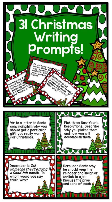 Christmas Journal Writing Prompts For Ages 4 6 Christmas Writing Prompts 1st Grade - Christmas Writing Prompts 1st Grade