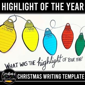 Christmas Light Writing Activity For Social Emotional Learning Writing With Christmas Lights - Writing With Christmas Lights
