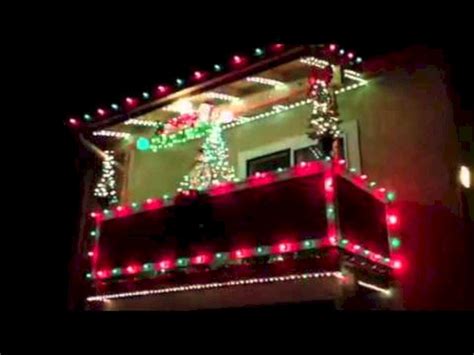 Christmas Lights On Terrace Apartment