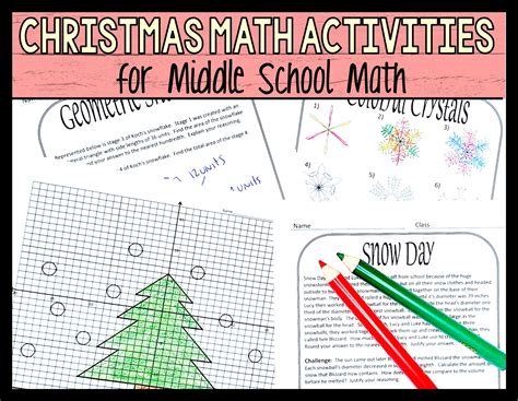 Christmas Math Activity For Middle School Digital And 4th Grade Math Christmas Activities - 4th Grade Math Christmas Activities