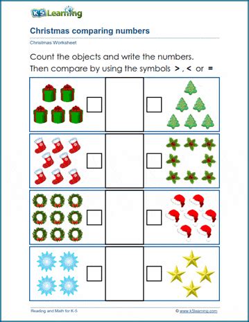 Christmas Math K5 Learning 4th Grade Math Worksheet Christmas - 4th Grade Math Worksheet Christmas