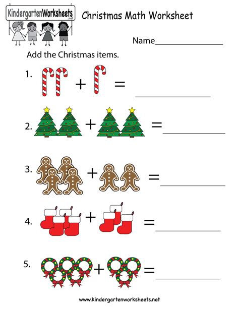 Christmas Math K5 Learning Math Christmas Worksheets - Math Christmas Worksheets