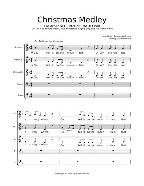christmas medley sheet music