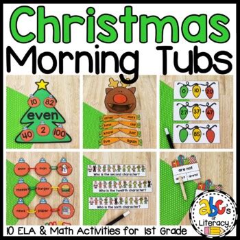 Christmas Morning Tubs For 1st Grade Ndash Abc Compound Word Activities 1st Grade - Compound Word Activities 1st Grade