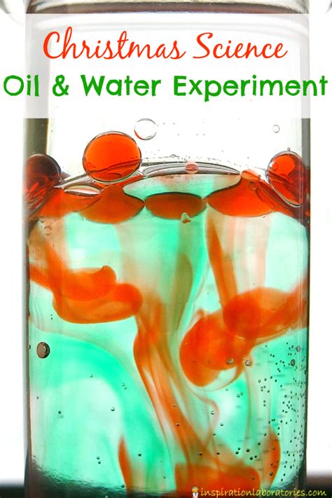 Christmas Oil And Water Christmas Science Experiment Christmas Science Experiments Preschool - Christmas Science Experiments Preschool